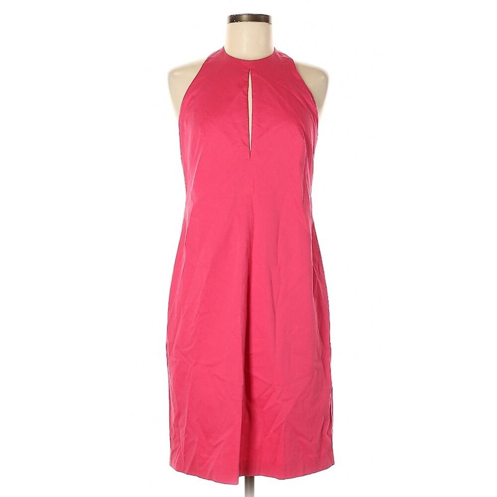 Vintage Max Mara 90s Open Back Pink Sheath Dress - Lycra Sensation Made in Italy